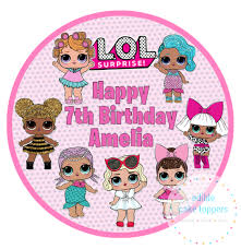 Apparel so your little one can dress for the occasion. Lol Dolls Surprise Personalised Edible Cake Topper