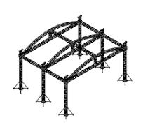 Structure En Treillis En Aluminium Pour écran De Plafond ...