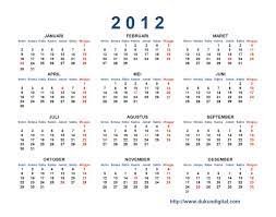 Aplikasi kalender hijriyah masehi kini lebih lengkap untuk menambah wawasan anda mengenai keislaman. Kalender 2012 Dan Merah Merah Nya Livya S Weblog