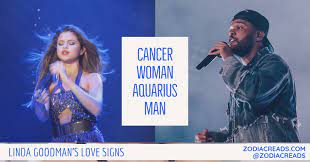 Aquarius and cancer are both wonderful people with some challenging differences in their characters that make them difficult to get together in long term. Cancer Woman And Aquarius Man Love Compatibility Linda Goodman
