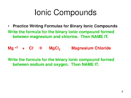 Elements combine in a specific ratio to form compounds. Ppt Chemistry 102 Section 6 4 Ionic Compounds Section 6 5 Molecular Compounds And Acids Powerpoint Presentation Id 6016163