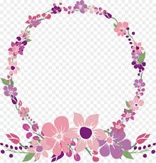 Download Flower Circle Frame Floral Circle Frame