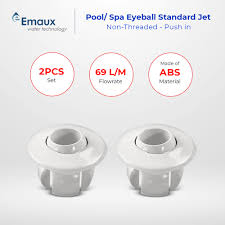 Check spelling or type a new query. Buy Emaux Pool Spa Standard Eyeball Jet Fittings Pool Fittings Accessories
