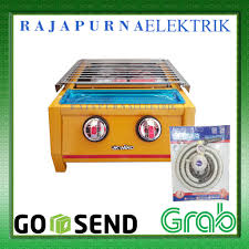 Kompor gas ini termasuk kompor tanam yang memiliki uuran besar, yaitu 79 x 46 x 16,5 cm. Kompor Panggang Bakar Gas 2 Tungku Niko Selang Paket Sni Shopee Indonesia