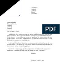 Block format business letter example. Business Writing Modified Semi Block Letter Samples