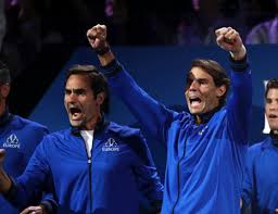 Roger federer introduced rafael nadal for the laver cup and the spaniard's reaction to it was just pure gold. Goat Debate Federer Nadal Talk About Their Slam Battle During Laver Cup Press Conference Tennis Tonic News Predictions H2h Live Scores Stats