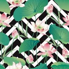 Lotus flower, nelumbo nucifera nymphaea lotus egyptian lotus, yoga pattern, leaf, monochrome orange lotus flowers illustration, petal floral design flower pattern, lotus, leaf, golden lotus png. Premium Vector Vector Seamless Pattern Lotus Flowers And Leaves Watercolor