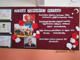 29 Ekim Cumhuriyet Bayrami Panosu Insan Bilge Ekim Sinif Etsy
