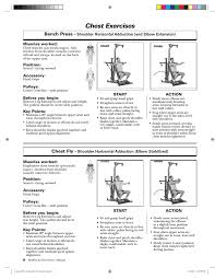 chest exercises bench press chest fly bowflex xceed user