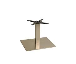 Because these items are made from durable materials like cast iron, aluminum, stainless steel, and metal, they're sure to last for years. Danilo Rectangular Stainless Steel Coffee Table Base