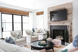 You'll be able to have fun making it, and end up with a beautiful finished product. White Country Living Room With Black Coffee Table Hgtv