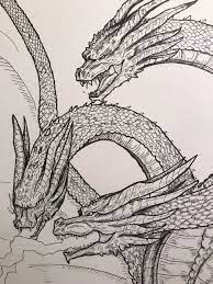 Content that does not directly reference this. Godzilla Vs King Ghidorah Coloring Pages 2019