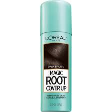 L Oreal Paris L Oreal Paris Magic Root Cover Up Gray Concealer Spray Dark Brown 2 Oz Walmart Com In 2021 Root Cover Up Cover Roots Root Concealer
