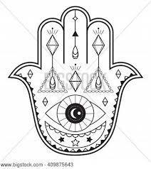 694x902 hand coloring page elegant hamsa tree of life hand drawn adult. Hamsa Hand Vector Vector Photo Free Trial Bigstock