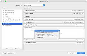 You can also rename when exporting. Controlling Metadata On Export Lightroom Killer Tips