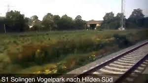S1 Solingen Vogelpark Nach Hilden Sud Youtube Bahnfahrt Solingen Bahnhof