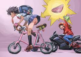 School or work: bike panchira secondary erotic pictures - Hentai Image