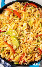 This Easy Shrimp Pad Thai Comes Together In 20 Minutes Recipe Recipes Shrimp Recipes Easy Easy Asian Recipes