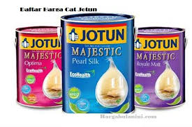 Harga cat dinding eksterior lebih mahal jika untuk info berapa kisaran harga produknya, berikut rumahmaterial.com akan mencoba berbagi daftar harga cat dinding jotun 2017 untuk. Kumpulan Harga Cat Jotun Terbaru Juni 2021 Hargabulanini Com