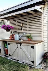Pin By Marcel Neumann On Outdoor Spaces Outdoor Potting Bench Potting Bench Garden Storage Bench