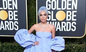 Good photos will be added to photogallery. Lady Gaga S 2019 Golden Globes Dress Matched Her Ice Blue Hair Stylecaster