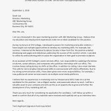 This letter accompanies your application and supporting documents, such as a transcript of your grades or a resume. Entry Level Marketing Cover Letter Sample