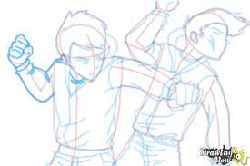 Anime fight drawing new drawing. How To Draw A Fight Scene Drawingnow