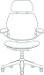 Back Office Chair Drawing