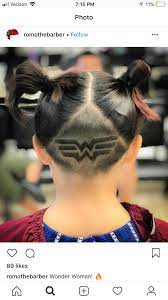 Wonder Woman Undercut Design Undercut Designs Undercut Hairstyles Women Undercut Hairstyles
