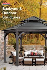 Sunjoy 14 6 X 14 6 Ashland Hexagon Gazebo Hexagon Gazebo Gazebo Backyard Patio Designs