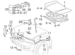 Sometimes batteries go bad suddenly, and at the. Hood Components For 2004 Toyota 4runner Toyota Parts Center