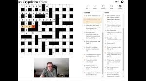 Are you clicking the print puzzle button on our menu? Cryptic Crossword Clues Explained Youtube