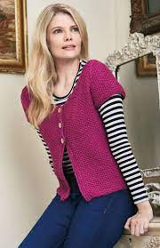 After the sleeves are set. One Button Cardigan Archives Knitting Bee 48 Free Knitting Patterns