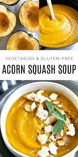 Roasted Acorn Squash Soup Recipe Recipe Healthy Squash Recipes Acorn Squash Soup Soup Recipes