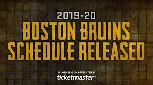 The shortened season gives the boston bruins an nhl schedule unlike any they've experienced before, with its own benefits and challenges. Boston Bruins 2019 20 Regular Season Schedule Released