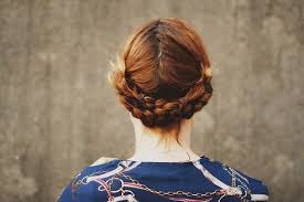 I'll probably try to shoot a video of it sometime, but hopefully the photo format is also helpful. Backwards Milkmaid Braids Milkmaid Braid Cool Hairstyles Medium Short Hair