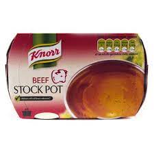To prepare a delicious beef broth, dissolved 1 knorr beef flavor bouillon cube in 2 cube in 2 cups of boiling water. Knorr Beef Stock Gel Pots 8 Pack 224g Buy Online In United Arab Emirates At Desertcart Ae Productid 4755004