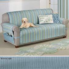 Clearwater Reversible Striped Furniture Covers Decoracao Para Sofa Capas Para Cadeira De Cozinha Capa De Sofa