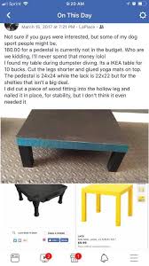 Diy Dog Platform Dog Training Pedestal Ikea Hack Lack Table Removable Legs Joga Mag Non Skid Surface Dog Training Dog Brain Toys Dog Organization