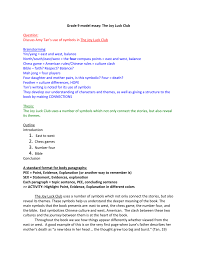 Grade 209 20model 20essay 20symbols 209 20d