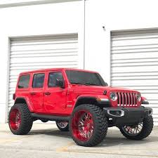 Black And Blue Jeep Wheels Redrum Finished Up For Americanbullycartel1 With 26x14 Forgiato Wheels 38x1550x26 Fury Tires And A 3 5 Lift More Jeep Wheels Dream Cars Jeep Lifted Jeep