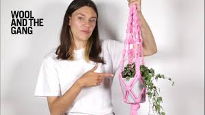 A 1 inch metal ring. How To Make A Diy Macrame Plant Hanger Knitting Wool And The Gang