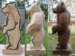 Jj Bear 2004 Woodcarving Illustrated Message Board Chainsaw Carving Patterns Chainsaw Wood Carving Chainsaw Carving