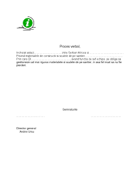 Primii au procedat la predarea iar ceilalti la primirea urmatoarelor valori si acte reprezentand evidenta mijloacelor materiale si banesti ale asociatiei de locatari bl. ReparaÈie PosibilÄ Asia In Spate Proces Verbal Predare Primire Echipament Newbizant Ro