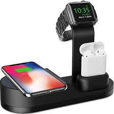 Is Compatible With Iphone 11 11 Pro 11 Pro Max Iphone X Airpods Wireless Charging Case And Airpods P Apple Watch Stand Apple Watch Charger Wireless Charger