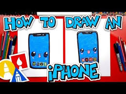 How To Draw A Funny Iphone Youtube Art For Kids Hub Cute Drawings For Kids Art For Kids