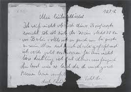 Nationalsozialismus - Tod - Abschiedsbrief eines Soldaten an seine Freundin
