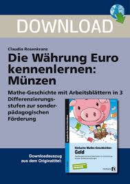 Im vordergrund steht das produktive üben: Die Wahrung Euro Kennenlernen Munzen Fur 5 45 Eur Sichern