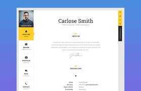 Download resume personal profile fresh personal profile format in resume photo of personal profile template templates with 1275 x 1650 pixel source gallery : 23 Best Html Resume Templates To Make Personal Profile Cv Websites 2020 Web Technology Bd