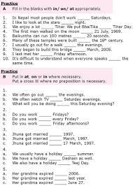 8th grade worksheets high quality esl lesson plans. Grade 8 Grammar Lesson 27 At On And In Prepositions Of Time 2 English Grammar Worksheets Grammar Worksheets Grammar Lessons